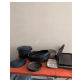 Assorted Bakeware and Canner and Supplies