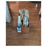 Magazine Rack with Contents Cookbooks