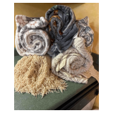 Assortment of Throw Blankets