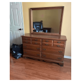 6 Drawer Dresser - 52”Wx18”Dx31”H, Mirror 40”x32”