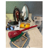 Irons, Ironing Board, Radio, Portable CD Player and CD’s