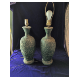 Pair of Ceramic Lamps 27.5'