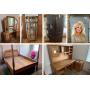 Antiques, Furniture, Lawyers Cabinet, Refrigerator, Books and more!