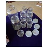 Vintage Lids and Jars