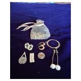 Assorted Earings and Earing Backs