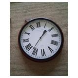 Sterling and Noble Wall Clock 28" Round. Battery Operated