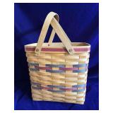 Vintage 1998 Longaberger 25th Anniversary Flag Basket