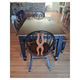59x36" Table with 4 Chairs and Bench