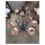 2 Wrought Iron Ceiling Lights