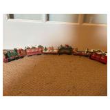 Miniature Bear Christmas Train (One Car has Broken Pieces)