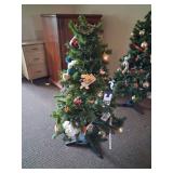 4ft Christmas Tree with Ornaments Bring Boxes