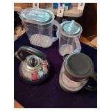 Electric Kettle, Tea Pot, 2 Pitchers