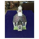 Stained Glass Lighted Church Home Decor