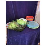 Plastic Ware, Egg Plates, Bowls