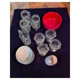 Assorted Lot Glassware and Stoneware