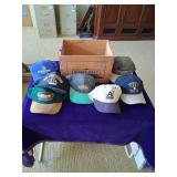 Wood Box with Hats