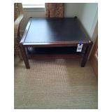 38x38 Coffee Table with Shelf