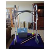 Assorted Items - Walker, Playmate Cooler and Shoe Horn
