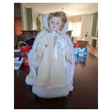 Porcelain Doll 15" Tall