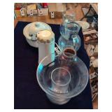 Pfaltzgraff Baking Dish, Pitchers, Vases and Can Opener