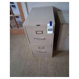 2 Drawer Metal File Cabinet