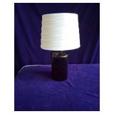 Glass Lamp 18" Tall