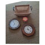 Assorted Clocks and Home Decor