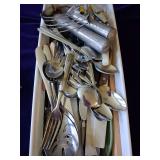 Assorted Kitchen, Silverware, Ice Cream Scoops, Can Opener and more