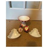 Christmas Candy Dishes, Salt and Pepper Shakers