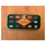 Fossil Service Station Highway 20 Wristwatch with Collectible Tin