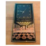 "The Last Supper" Wall Plaque Clock