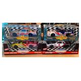 Lot of Four Ertl American Muscle 1/18 Scale Die Cast NASCAR Stock Cars in Original Packaging