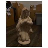 Ceramic Kneeling Mary Figurine