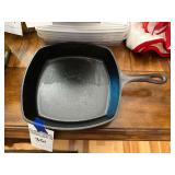 Lodge Cast Iron Square Skillet USA 6502