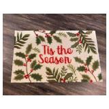 Tis the Season Christmas Holiday Accent Rug