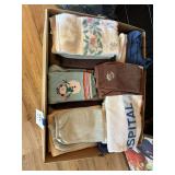 Box of  Assorted Towels and Linens