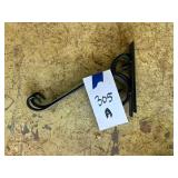 Wrought Iron Wall-Mount Bracket with Scrollwork