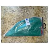 Green Tarp in Packaging with Grommets