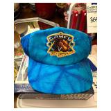 Assorted Collection of Hats and Caps including Racing, Corporate, and Travel Themes