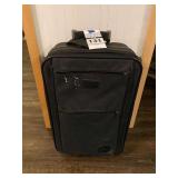 Black Rolling Suitcase Luggage with Retractable Handle