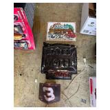 Lot of Assorted Decor, Signs, and Birdhouse including Bates Motel and Dale Earnhardt RCR Items