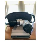Sony DSC-F717 Camera and Polaroid Spectra System Camera w/Carrying Bag