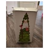 Father Pine Revolving Music Box O Tannenbaum Holiday Decor