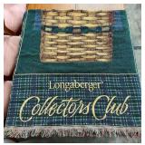 Longaberger Collectors Club Tapestry Blanket