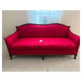 Vintage Red Sofa