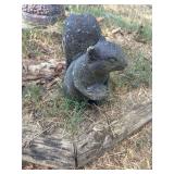 Squirrel Cement Statue