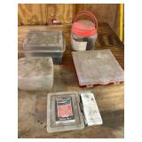 Containers wit, Nails,Screws, Hooks Etc