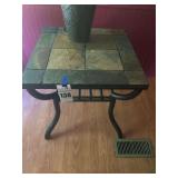 Tile Topped End Table 20x20”