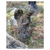 13” Cement Angel Statue