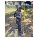 46” Cement Angel Statue - Repaired